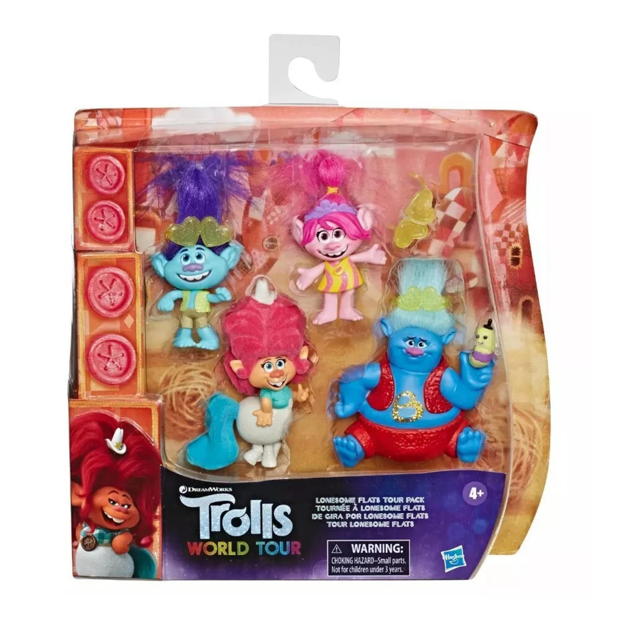 Amazon.com: DREAMWORKS TROLLS Lonesome Flats Tour Pack, 5